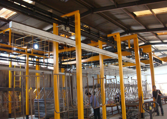 O sistema automático a rendimento elevado compacto da planta de revestimento do pó personalizou o poder