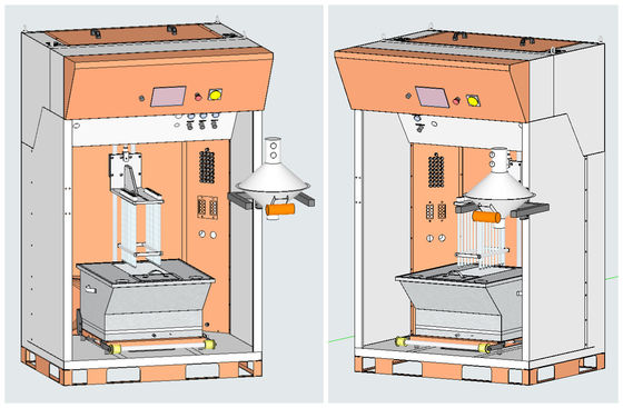 O equipamento eletrostático 110v 220v da alimentação do pó da máquina de revestimento personalizou a tensão